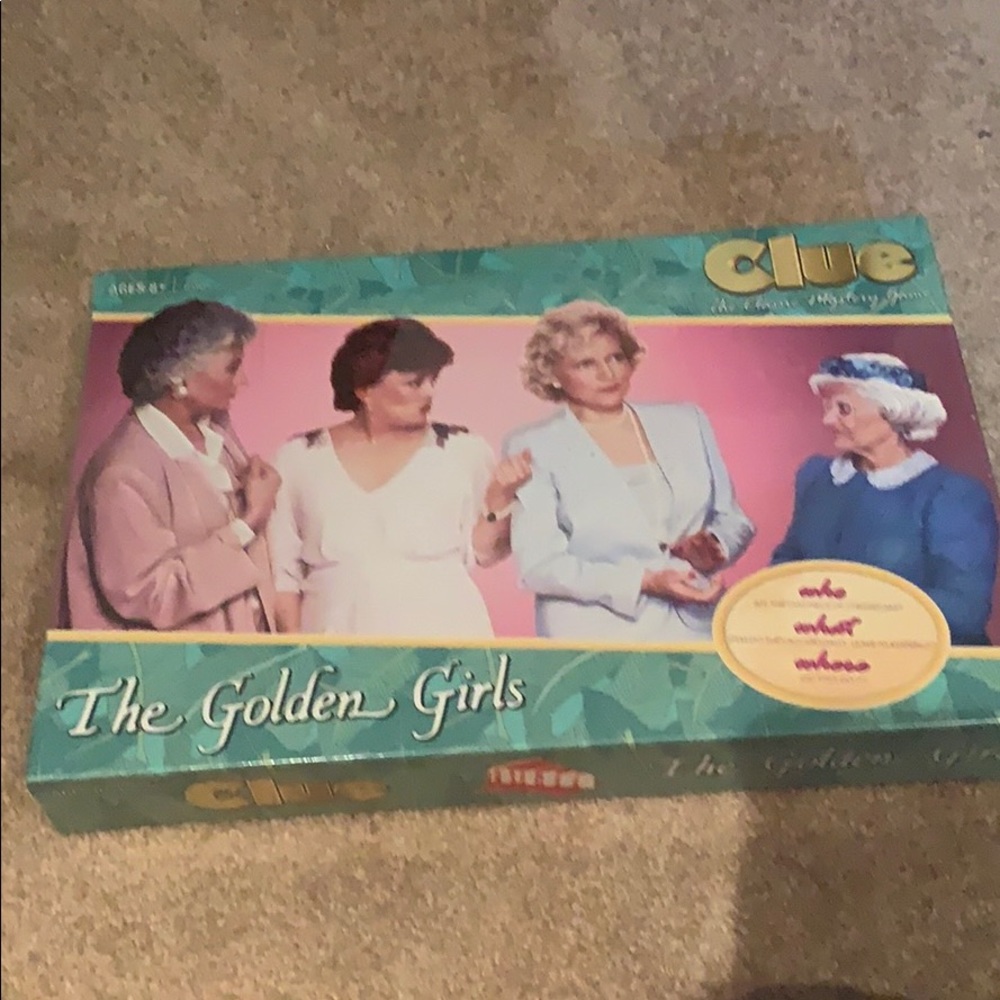 The golden girls Clue game